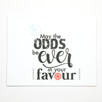 "May the Odds" greeting card