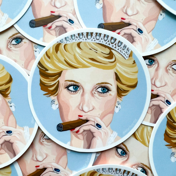 2- Copy of Diana with cigar sticker - Shop Motif