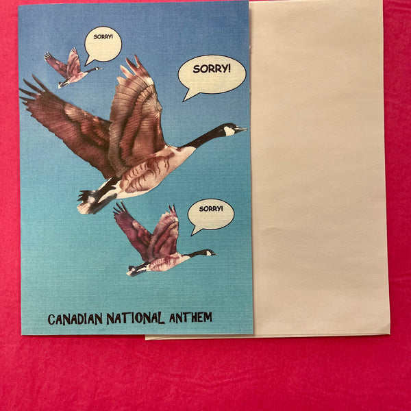 Canada Geese Sorry Card