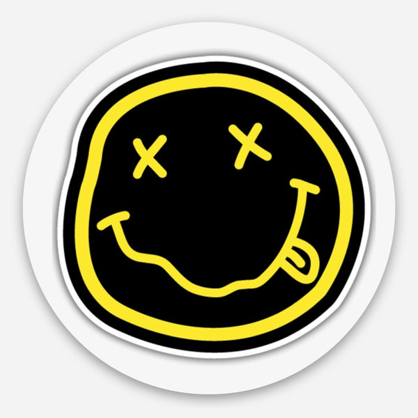 Nirvana Smiley Face Sticker