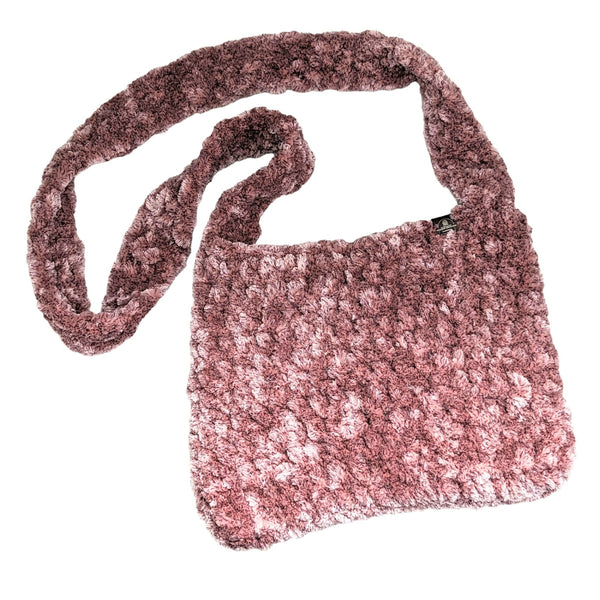 Super soft crochet cross body bag
