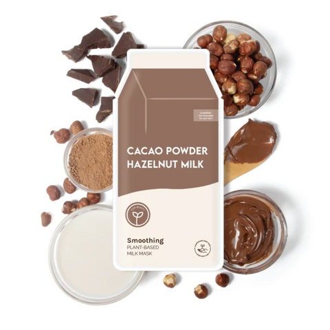 Cacao Powder Hazelnut Milk Smoothing Plant-Based Milk Mask