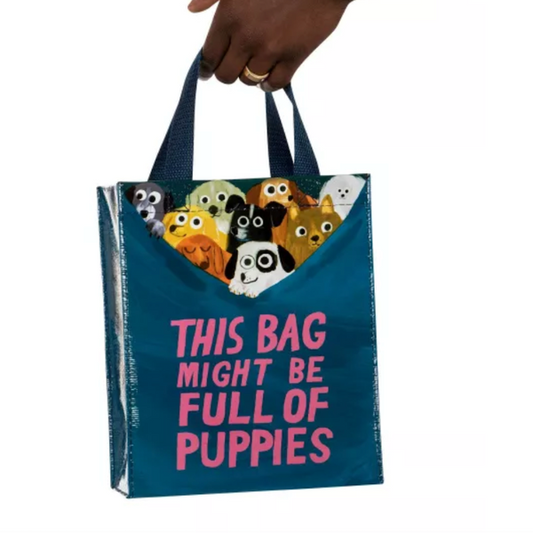 Bag Full Of Puppies Handy Tote