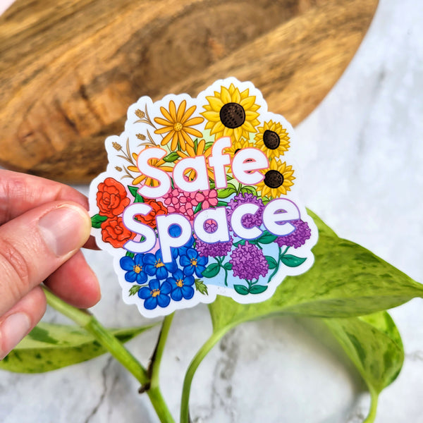 Safe Space 3" Vinyl Sticker