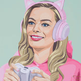 Barbie 8x8" art print (Margot Robbie) - Shop Motif 
