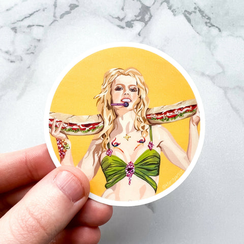 Britney Spears Party Sub sticker - Shop Motif