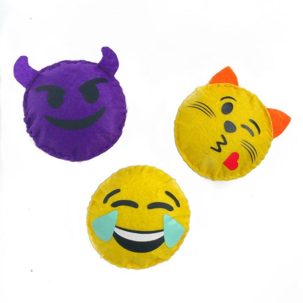 Cat Toys Trio: Emoji - Shop Motif
