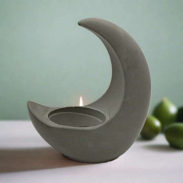 Crescent Moon Tea Light Holder
