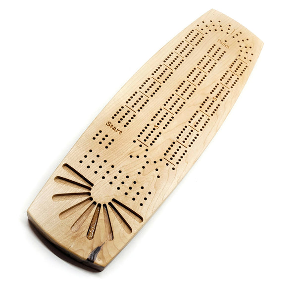 Cribbage Board - Maple