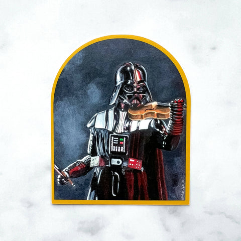 Darth Vader Playing the Violin sticker - Shop Motif