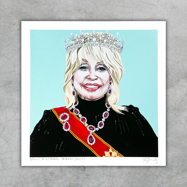 Dolly Parton 8x8" art print - Shop Motif
