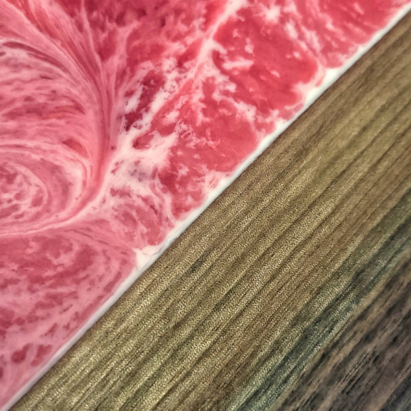Epoxy RIver Charcuterie Board - Pink and Red