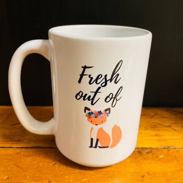 "Fresh Out Of Fox" Mug - Shop Motif