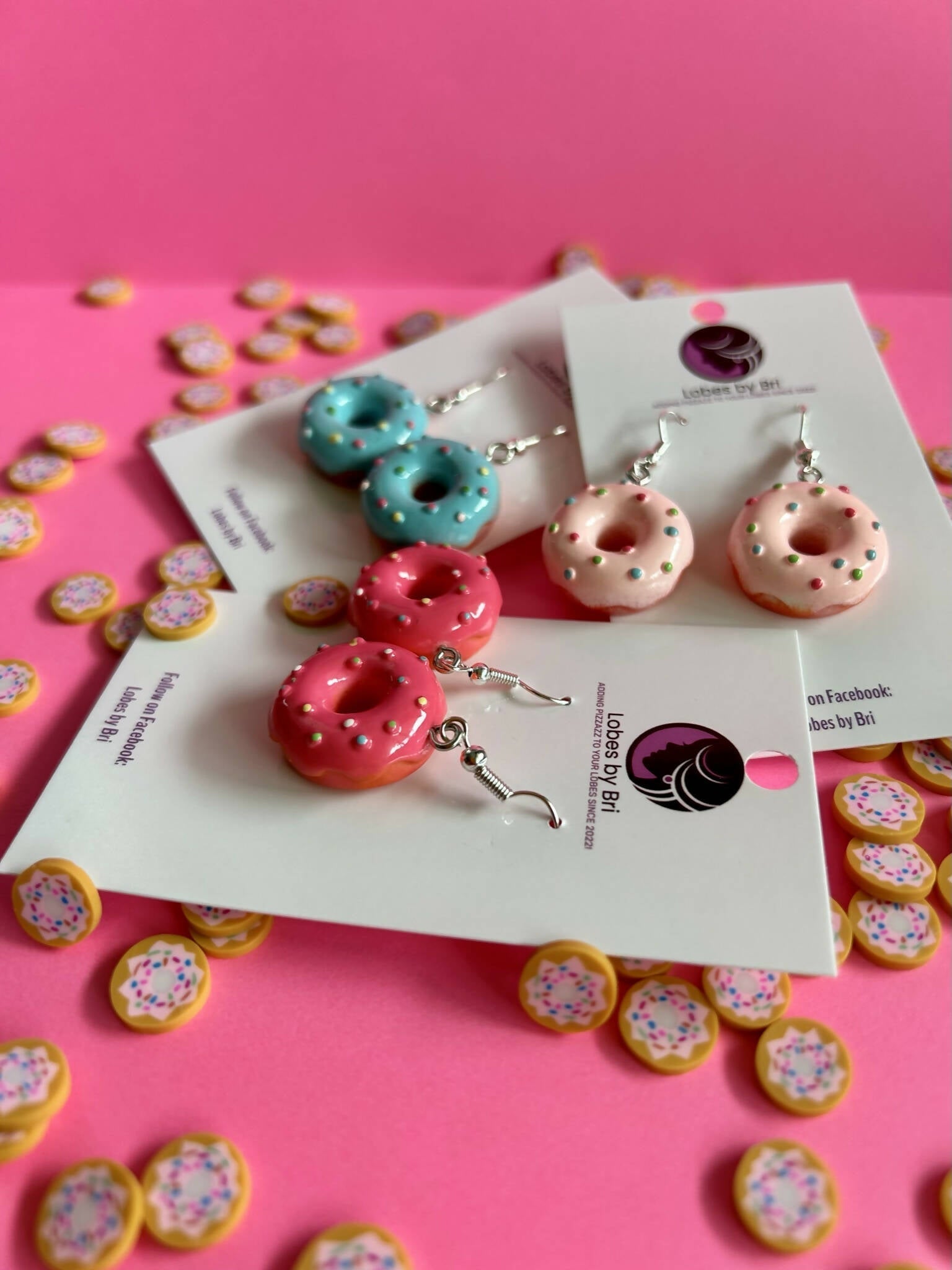Glazed and Confused - Donut Dangle Earrings - Shop Motif