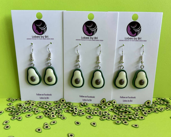 Guac - Avocado Dangle Earrings