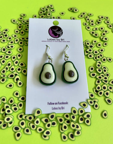 Guac - Avocado Dangle Earrings - Shop Motif