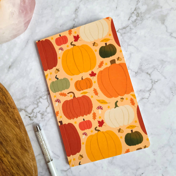 Harvest Pumpkins 5x8" Ruled Notebook - Shop Motif