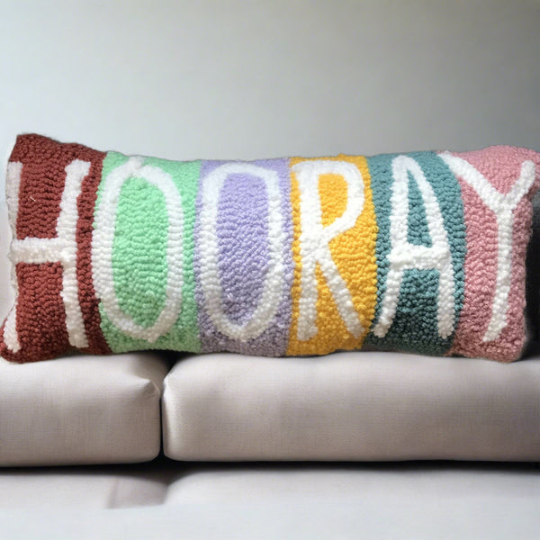 Hooray Block Pillow - Shop Motif