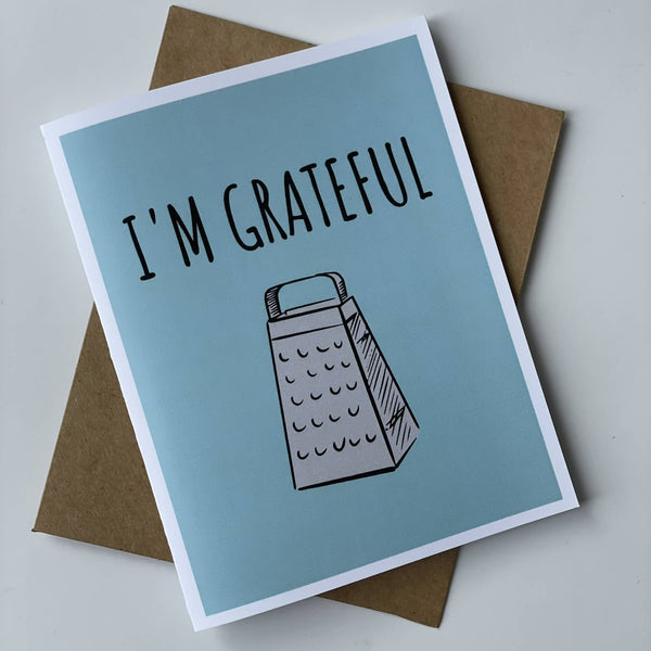 'I'm Grateful' Card - Shop Motif