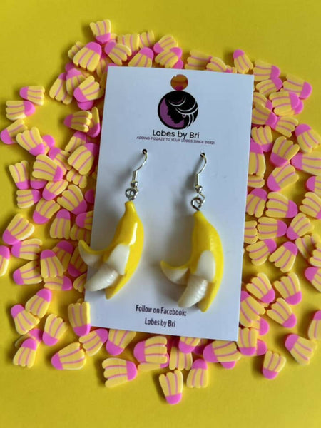 Let's Split! - Banana Dangle Earrings