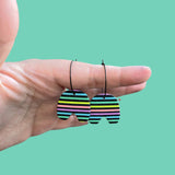 Neon Pop Polymer Clay Dangle Earrings - Shop Motif 