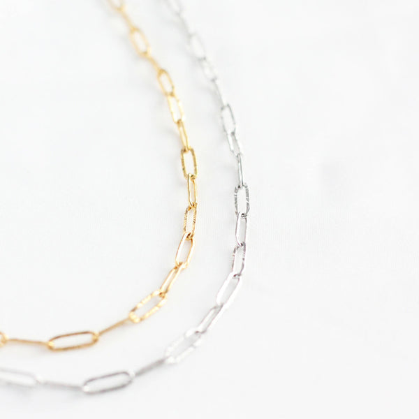 Paperclip Chain Necklace - Shop Motif