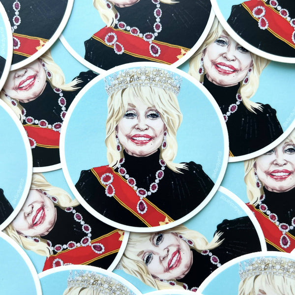 Queen Dolly Parton sticker