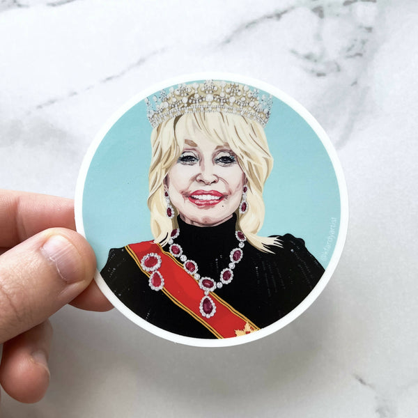 Queen Dolly Parton sticker