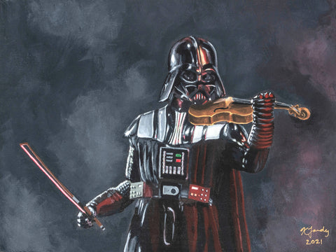 Star Wars Symphony print: Darth Vader Playing the Violin - Shop Motif
