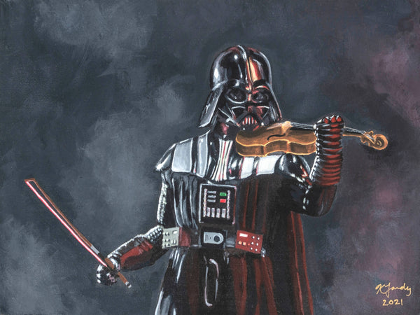 Space Symphony print: Playing the Violin