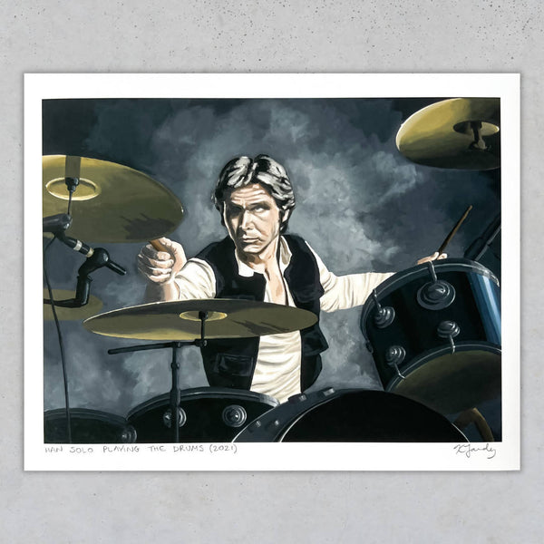 Space Symphony print: Playing the Drums