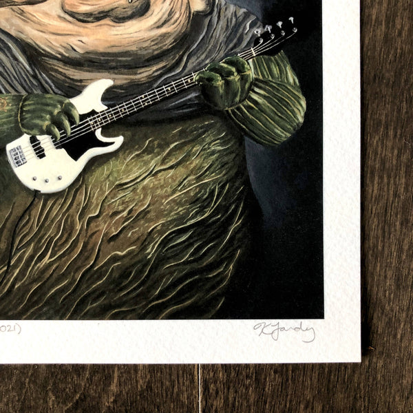 Space Symphony print: Playing the Electric Bass