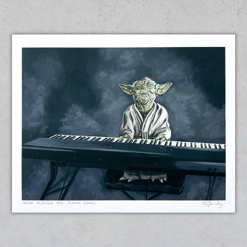 Star Wars Symphony print: Yoda Playing the Piano - Shop Motif