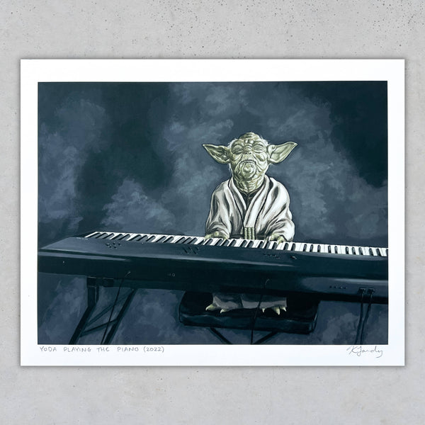 Space Symphony print: Playing the Piano