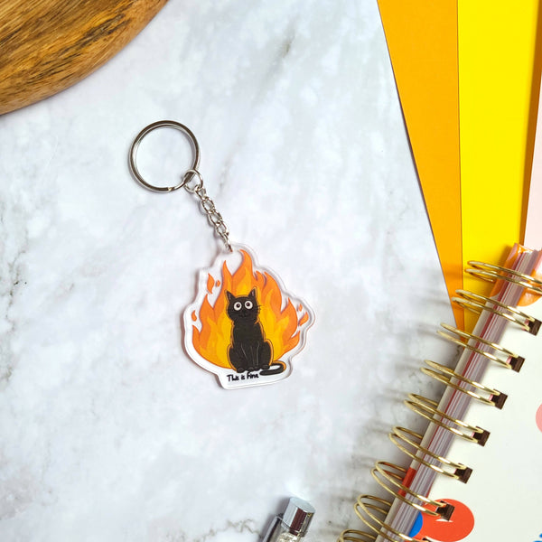 This is Fine Acrylic Keychain - Shop Motif