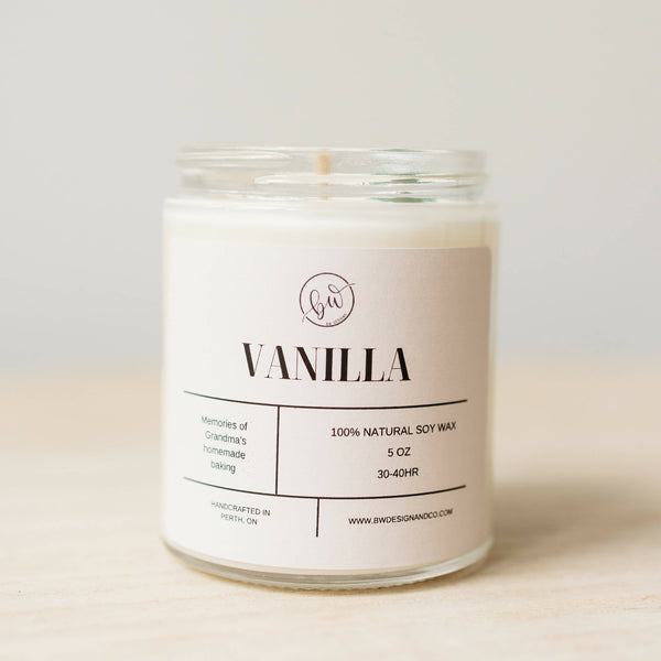 Vanilla Soy Candle - 5oz - Shop Motif