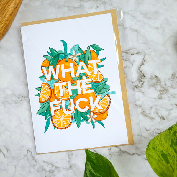 What The Fuck 5x7" Greeting Card