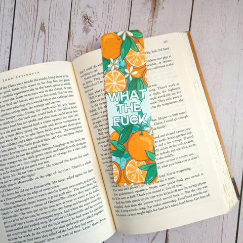 What The Fuck Glossy Bookmark (2x7") - Shop Motif