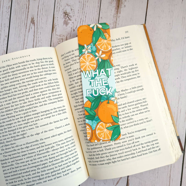 What The Fuck Glossy Bookmark (2x7