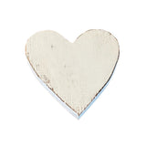 Flat Wooden Heart 