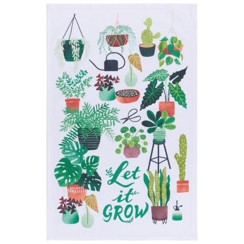 Let It Grow Tea Towel