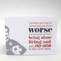 Ted Lasso "Worse" greeting card