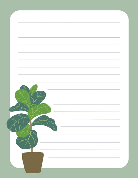 Plant Tearaway Notepad