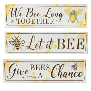 Bee Sayings Wall Signs