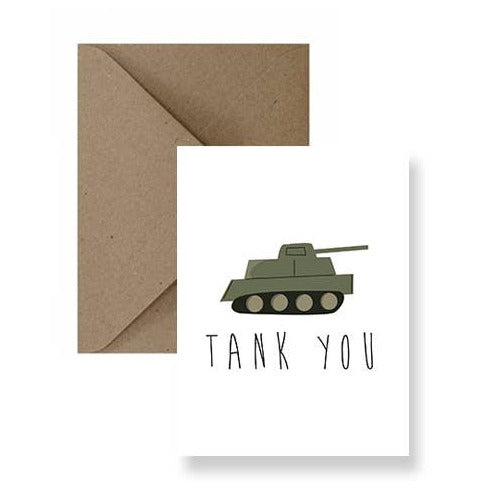 Tank You Thank You Card
