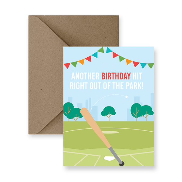 Out Of The Park Birthday Card