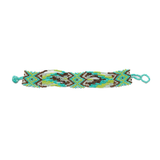 Narrow Aztec Style Wrap Bracelet 