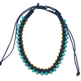 Turquoise Bead Anklet 