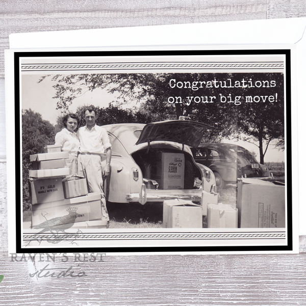 Congratulations on Your Big Move! New Home Card
