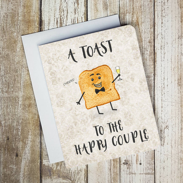A Toast To The Happy Couple Card